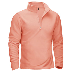 Pull thermique / sweat-shirt polaire à col zippé 1/4 pour homme "TACVASEN - TJ642" - Planète Rando