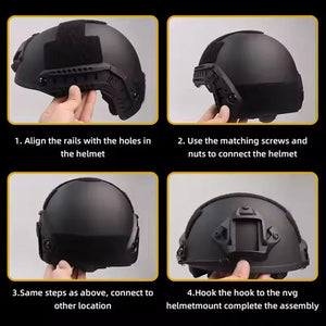 Rail de guidage latéral pour casque ARC & F1 "BOOIU - Tactical FAST" - Planète Rando
