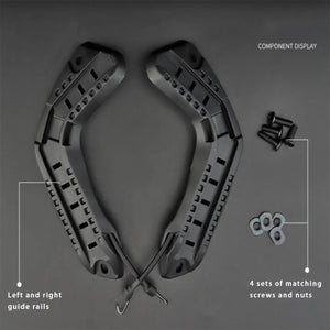 Rail de guidage latéral pour casque ARC & F1 "BOOIU - Tactical FAST" - Planète Rando
