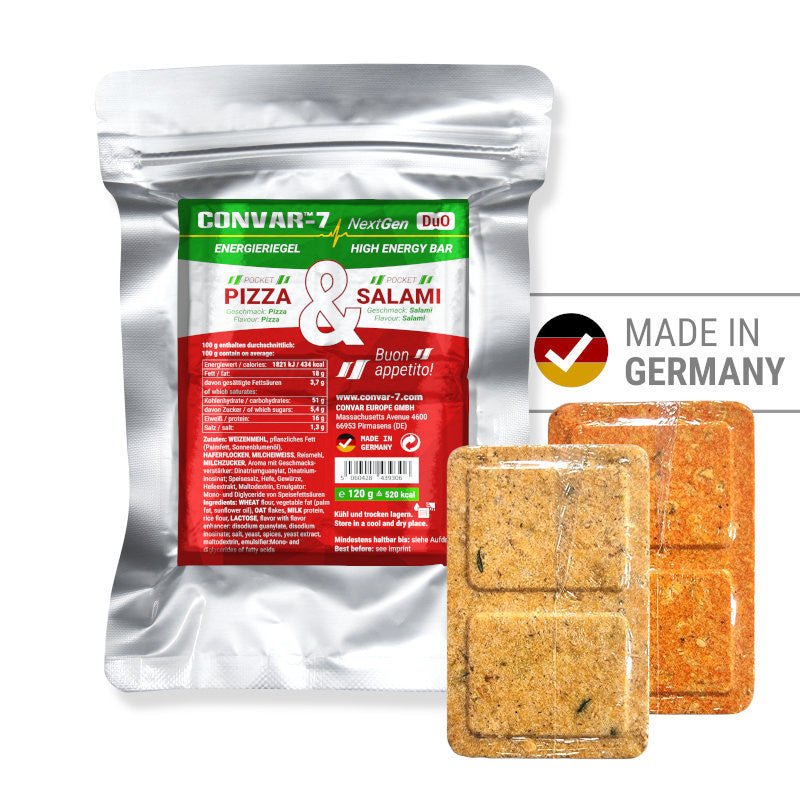 Ration alimentaire 24h opérationnelle 1903 Kcal longue conservation 10 ans "CONVAR™ - EPa Light V.4" - Planète Rando