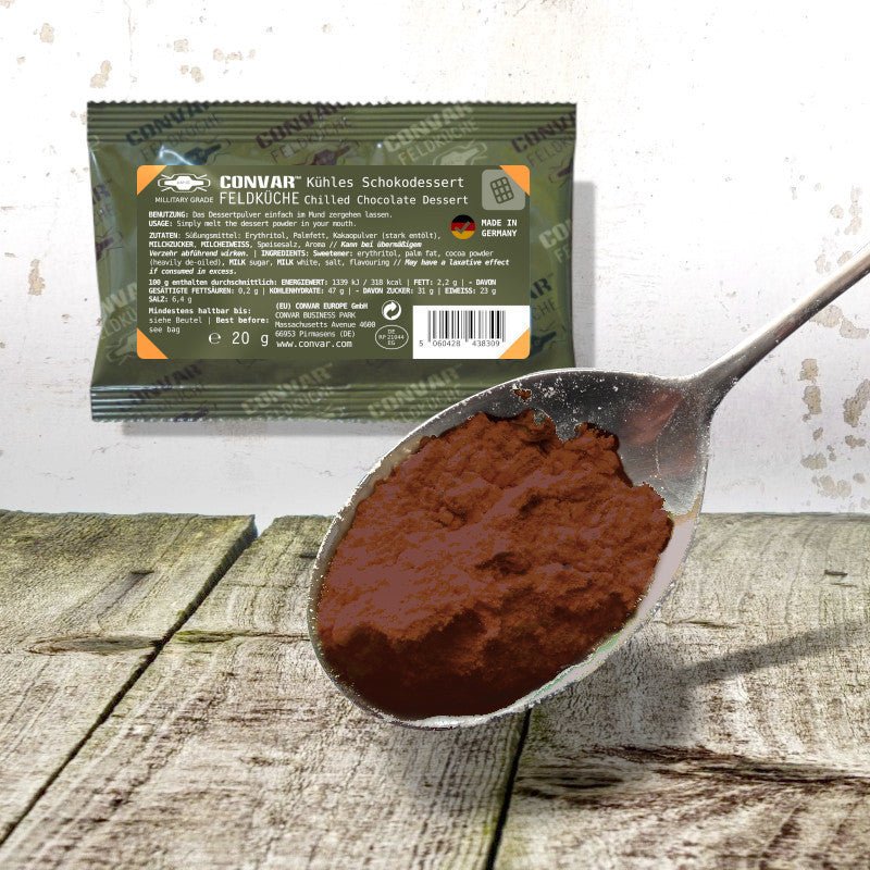 Ration alimentaire 24h opérationnelle 1903 Kcal longue conservation 10 ans "CONVAR™ - EPa Light V.4" - Planète Rando