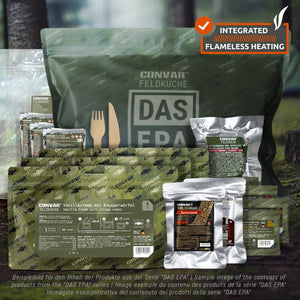 Ration alimentaire 24h opérationnelle 3000Kcal longue conservation 10 ans "CONVAR™ - DAS EPA JÄGER" - Planète Rando