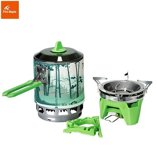 Réchaud 0,8L à gaz de camping 2200W avec allumage piézoélectrique 600g "Fire - Maple - FMS - X3" - Planète Rando