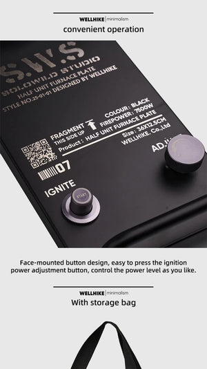 Réchaud de camping multifonctionnel pour table IGT à trois brûleurs 7500W "WELLHIKE - SWS IGNITE07" - Planète Rando