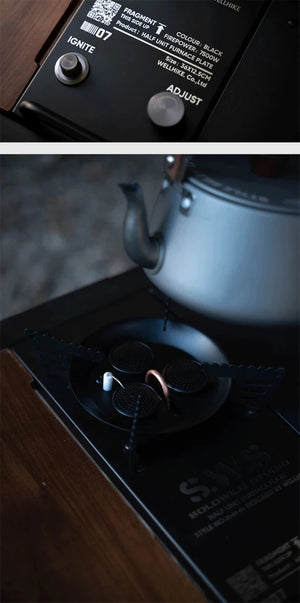 Réchaud de camping multifonctionnel pour table IGT à trois brûleurs 7500W "WELLHIKE - SWS IGNITE07" - Planète Rando