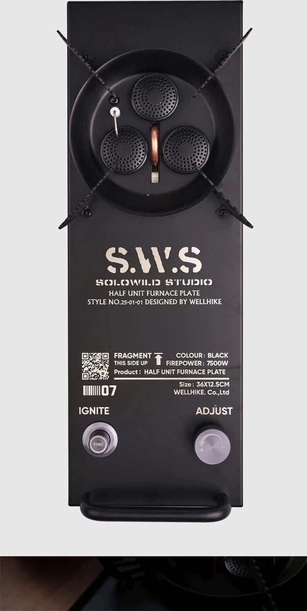 Réchaud de camping multifonctionnel pour table IGT à trois brûleurs 7500W "WELLHIKE - SWS IGNITE07" - Planète Rando
