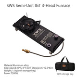 Réchaud de camping multifonctionnel pour table IGT à trois brûleurs 7500W "WELLHIKE - SWS IGNITE07" - Planète Rando
