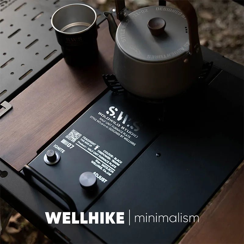 Réchaud de camping multifonctionnel pour table IGT à trois brûleurs 7500W "WELLHIKE - SWS IGNITE07" - Planète Rando