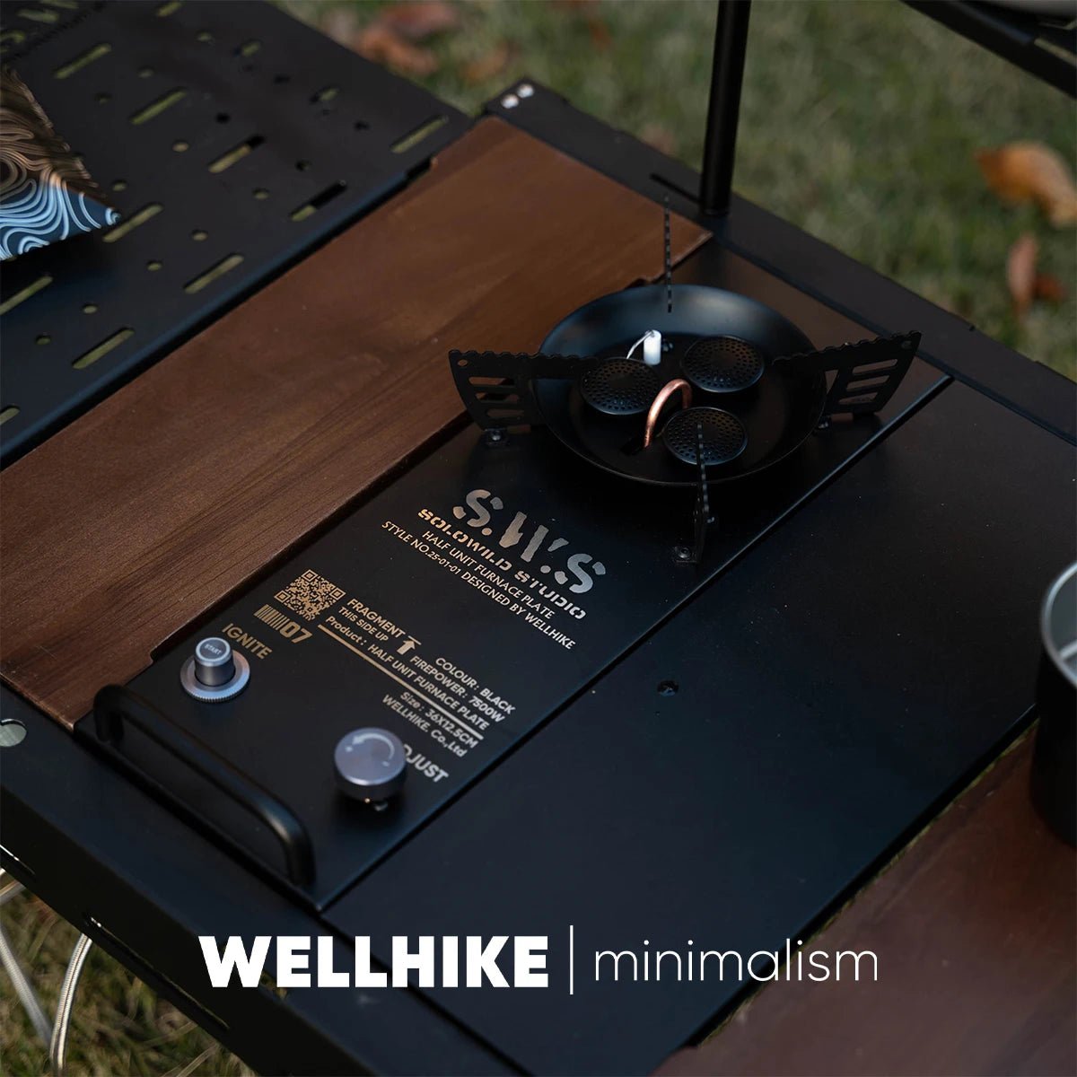 Réchaud de camping multifonctionnel pour table IGT à trois brûleurs 7500W "WELLHIKE - SWS IGNITE07" - Planète Rando