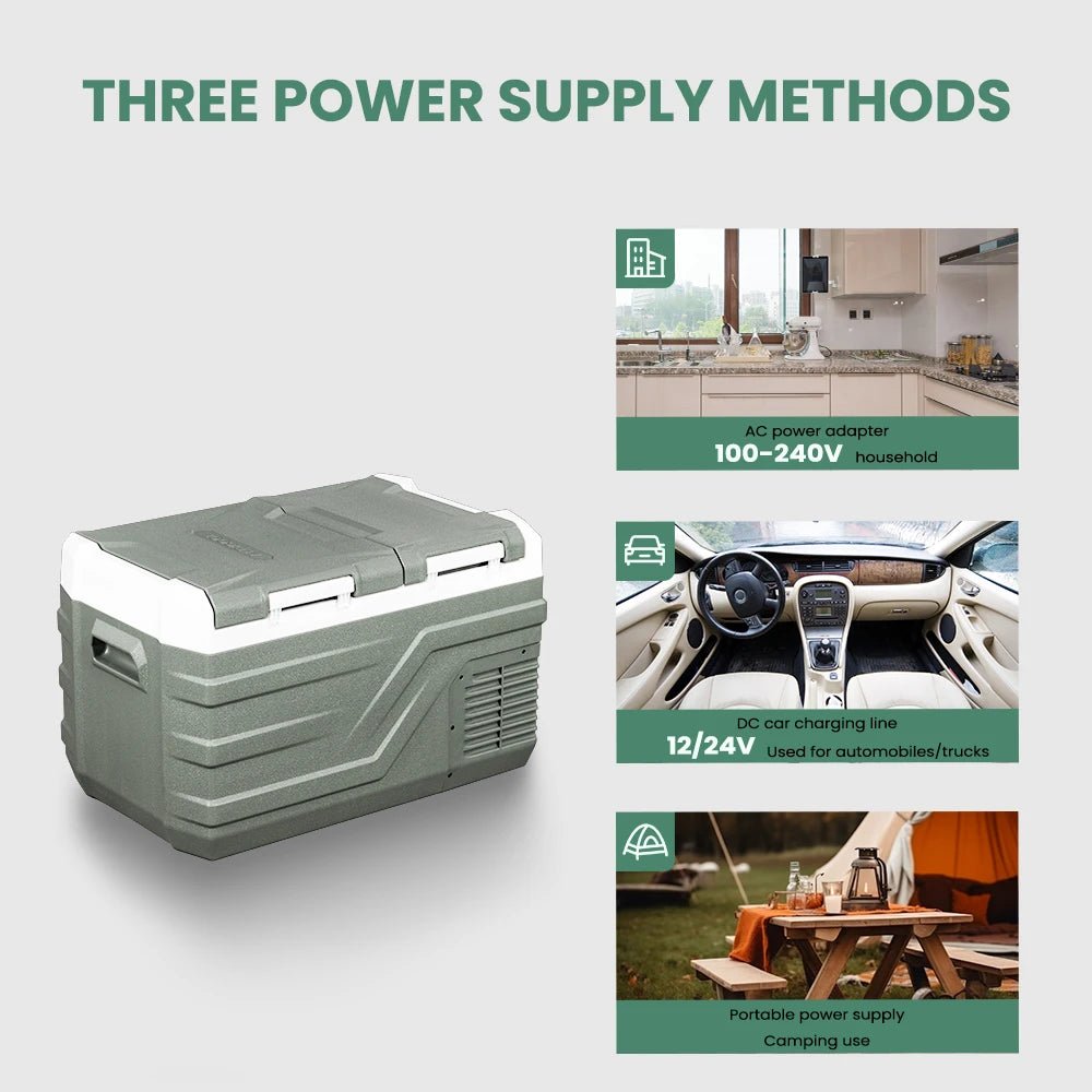 Réfrigérateur-congélateur portable 12V, compresseur 12/24V CC 100-240V "Alpicool - NLS series" - Planète Rando