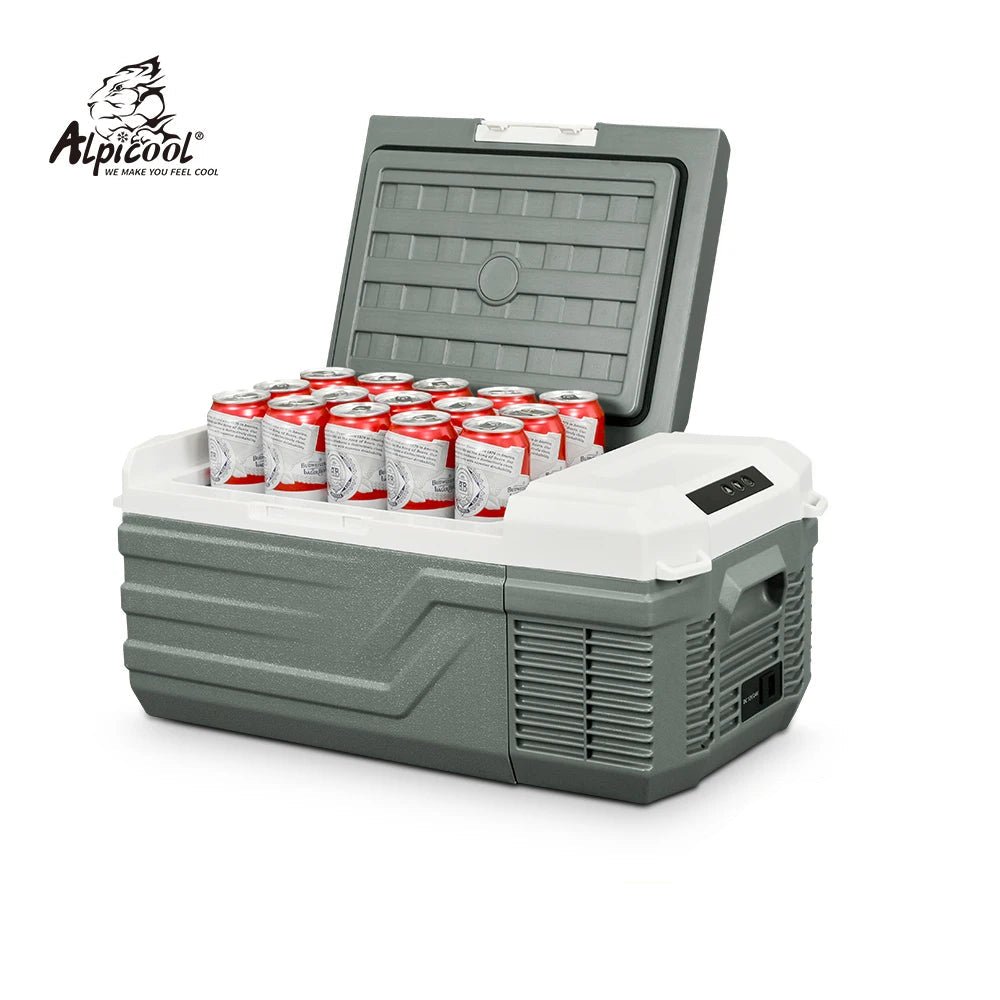 Réfrigérateur portable pour voiture, mini - réfrigérateur - congélateur 12 V CC, 100 - 240 V CA " Alpicool - NL15 15L" - Planète Rando