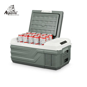 Réfrigérateur portable pour voiture, mini - réfrigérateur - congélateur 12 V CC, 100 - 240 V CA " Alpicool - NL15 15L" - Planète Rando