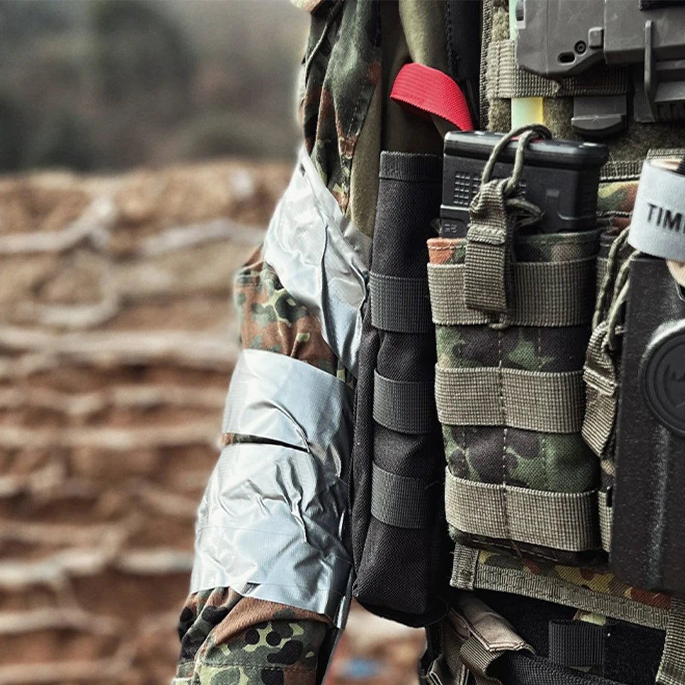 Ruban adhésif flexible pour traumatismes de combat et résistant aux intempéries "Rhino Rescue - Combat Tape" - Planète Rando
