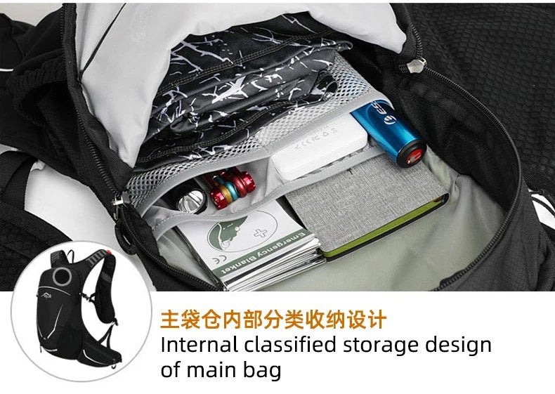 Sac à dos de cyclisme ultra-léger 18L avec filet de rangement 550g "Outdoor Inoxto - IN569" - Planète Rando
