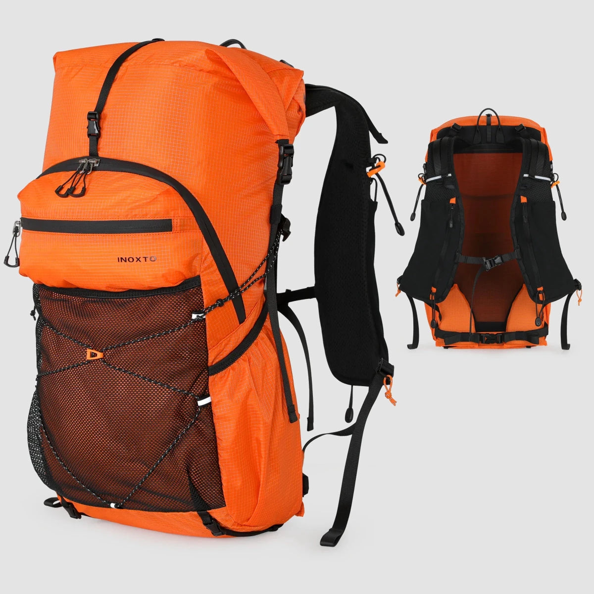 Sac à dos de randonnée / trail ultralight avec housse imperméable 800g "Outdoor Inoxto - Tellus 30L" - Planète Rando