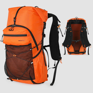 Sac à dos de randonnée / trail ultralight avec housse imperméable 800g "Outdoor Inoxto - Tellus 30L" - Planète Rando