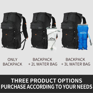 Sac à dos de randonnée / trail ultralight avec housse imperméable 800g "Outdoor Inoxto - Tellus 30L" - Planète Rando