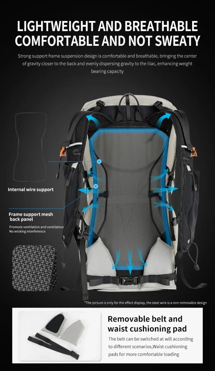 Sac à dos de randonnée / trail ultralight avec housse imperméable 800g "Outdoor Inoxto - Tellus 30L" - Planète Rando