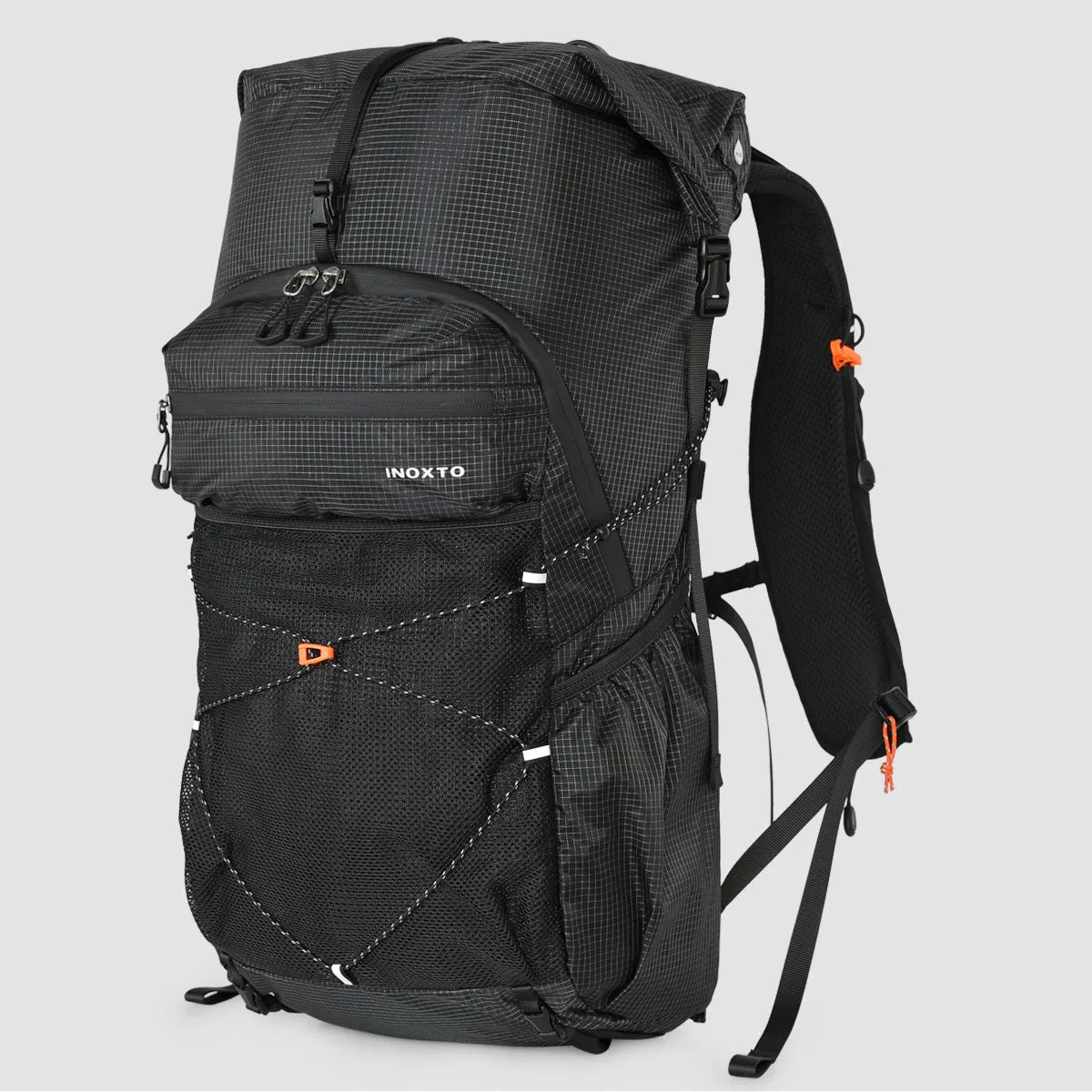 Sac à dos de randonnée / trail ultralight avec housse imperméable 800g "Outdoor Inoxto - Tellus 30L" - Planète Rando