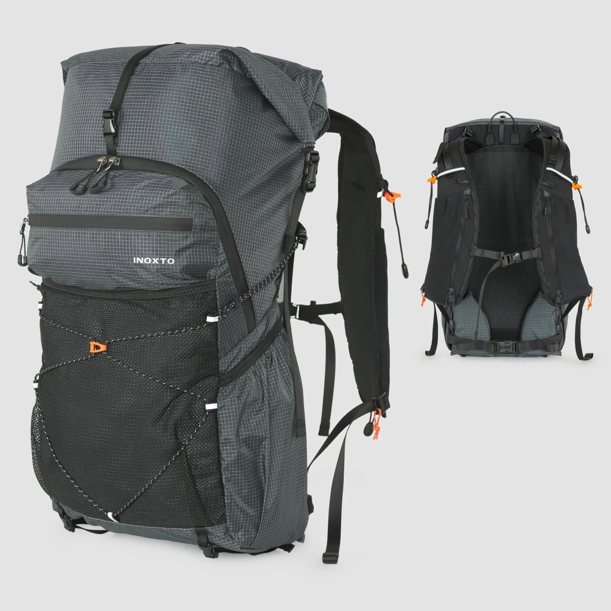 Sac à dos de randonnée / trail ultralight avec housse imperméable 800g "Outdoor Inoxto - Tellus 30L" - Planète Rando