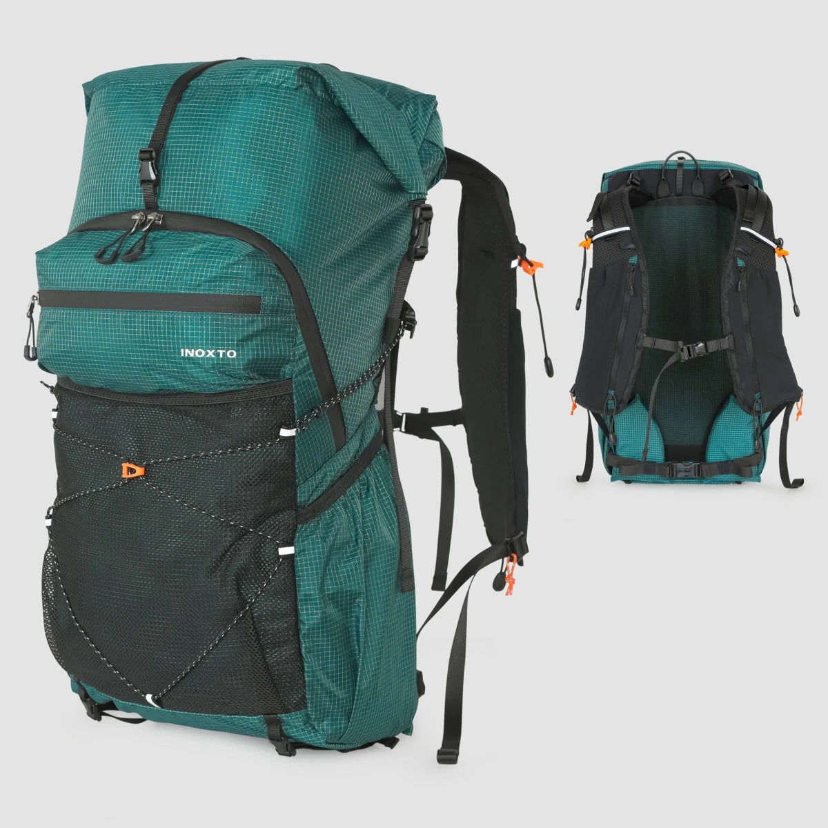 Sac à dos de randonnée / trail ultralight avec housse imperméable 800g "Outdoor Inoxto - Tellus 30L" - Planète Rando
