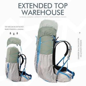 Sac à dos de randonnée / trekking ultra - léger 55L "Outdoor Inoxto - Far Avenue" - Planète Rando