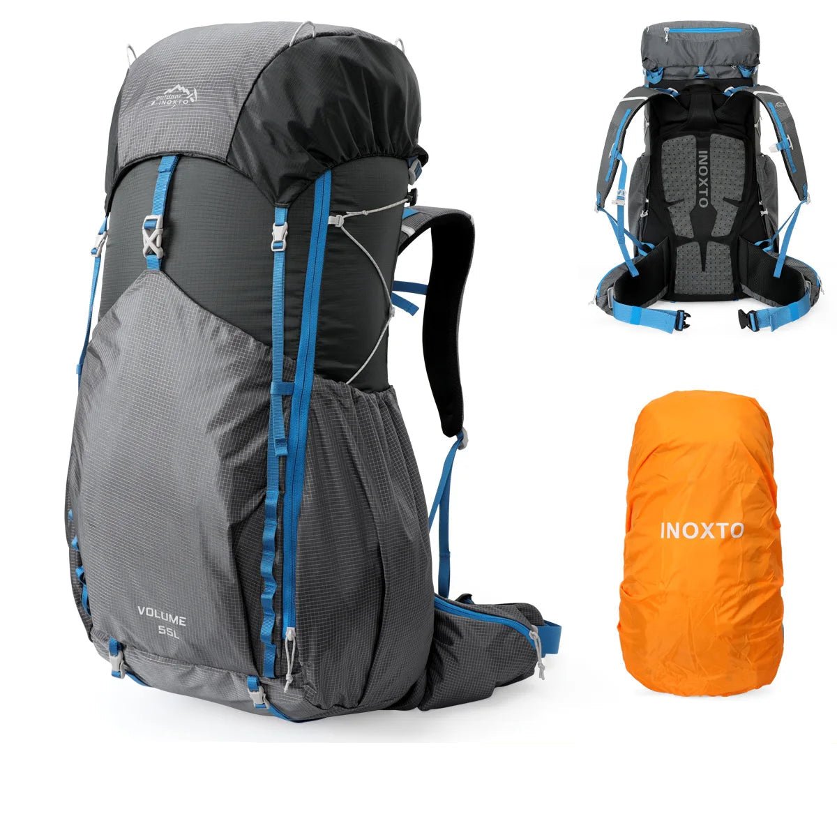 Sac à dos de randonnée / trekking ultra - léger 55L "Outdoor Inoxto - Far Avenue" - Planète Rando