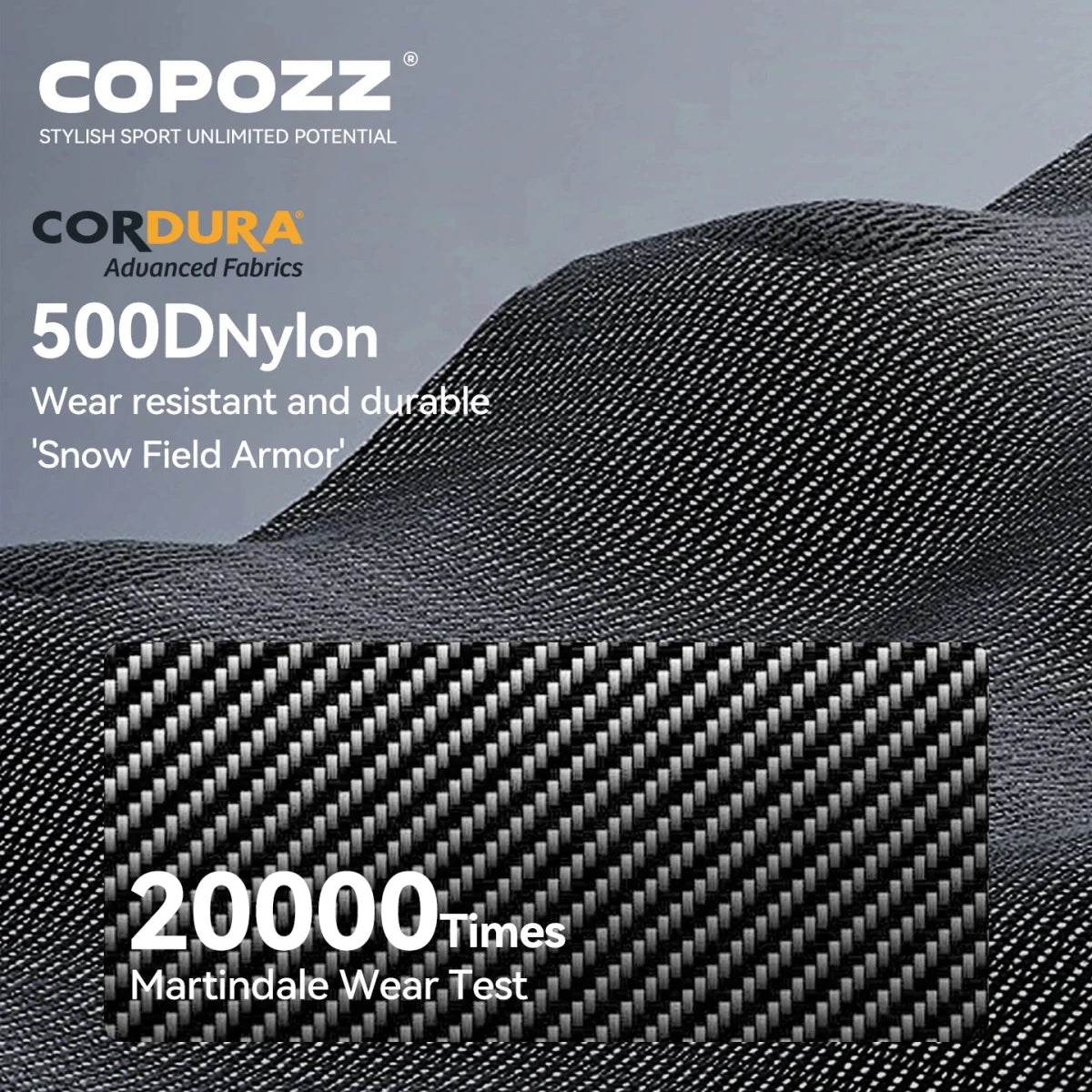 Sac à dos de ski multifonctionnel avec technologie Cordura & Snow Field Armor 15L "COPOZZ - HXB - 250001" - Planète Rando