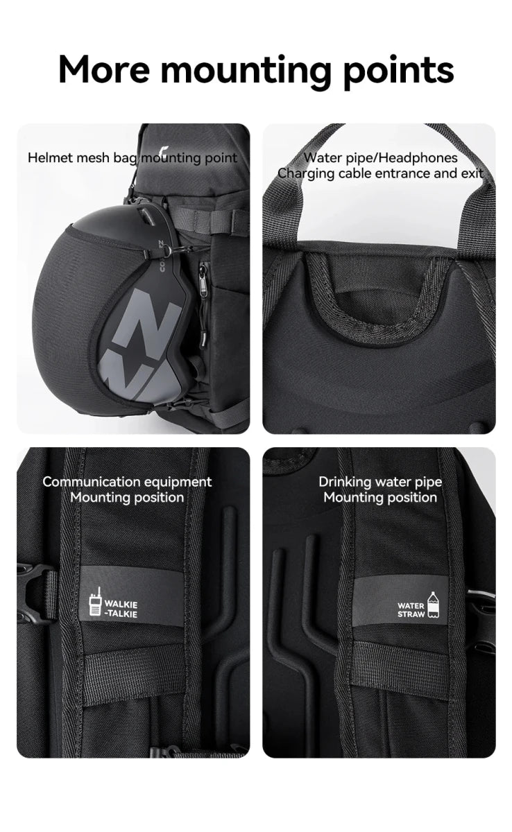 Sac à dos de ski multifonctionnel avec technologie Cordura & Snow Field Armor 15L "COPOZZ - HXB - 250001" - Planète Rando