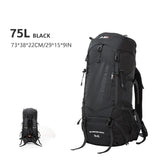 Sac à dos de trekking 1,58 kg avec housse de pluie 70L "BISINNA - B042" - Planète Rando
