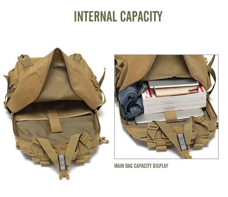 Sac à dos d'expédition tactique avec système Molle 40L "Greencity - JR - 075" - Planète Rando