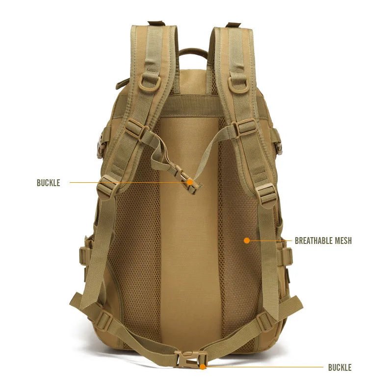 Sac à dos d'expédition tactique avec système Molle 40L "Greencity - JR - 075" - Planète Rando