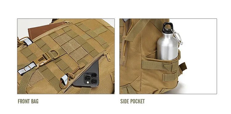 Sac à dos d'expédition tactique avec système Molle 40L "Greencity - JR - 075" - Planète Rando