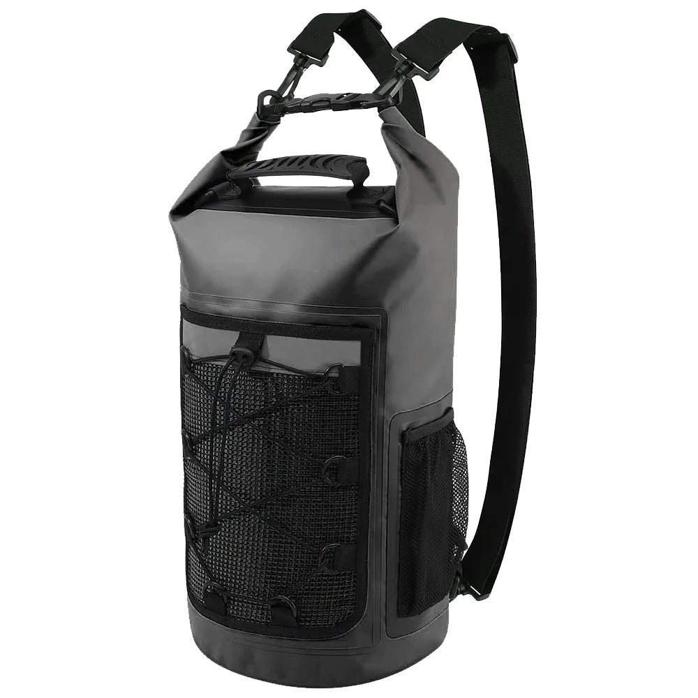 Sac à dos étanche / drybag en PVC 500D pour sports d'eau IP65 "Scione - Waterproof backpack" - Planète Rando