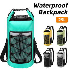 Sac à dos étanche / drybag en PVC 500D pour sports d'eau IP65 "Scione - Waterproof backpack" - Planète Rando