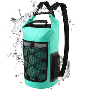 Sac à dos étanche / drybag en PVC 500D pour sports d'eau IP65 "Scione - Waterproof backpack" - Planète Rando