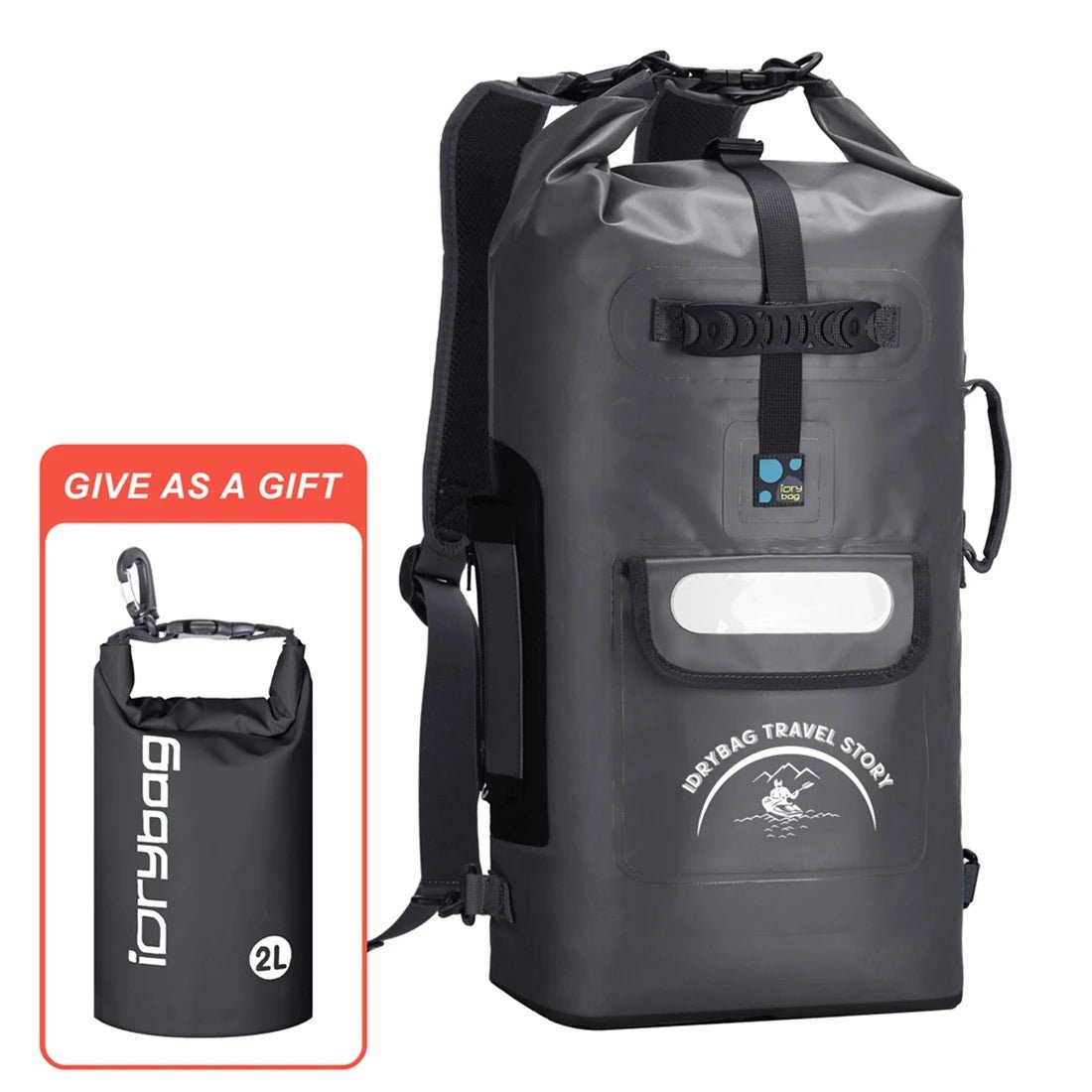 Sac à dos étanche IP - 68 pour les sports d'eau, kayak, canyoning "Idrybag - Bag KC2005" - Planète Rando