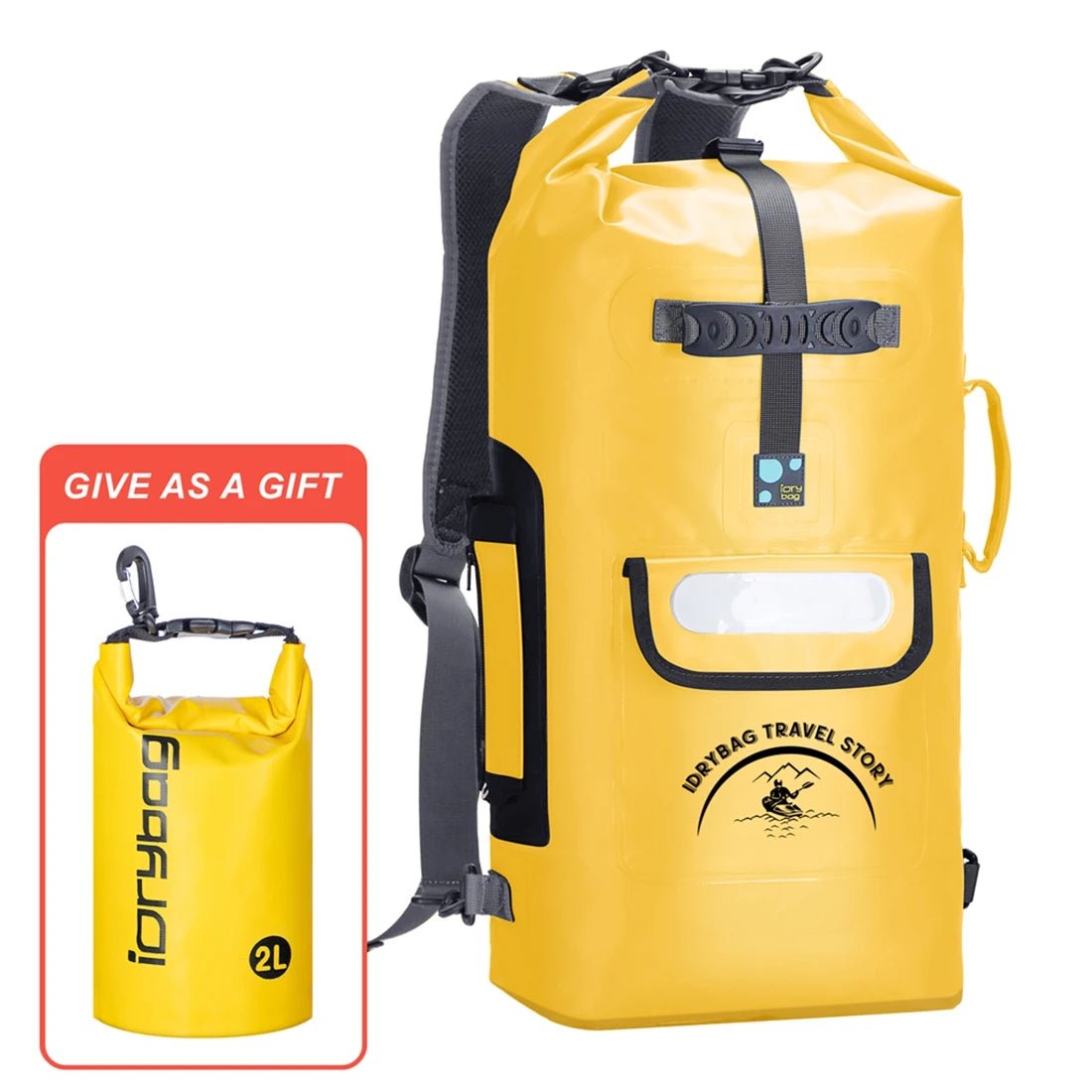 Sac à dos étanche IP - 68 pour les sports d'eau, kayak, canyoning "Idrybag - Bag KC2005" - Planète Rando