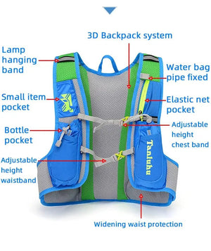 Sac à dos / gilet d'hydratation running ultraléger "Raptors Sports - Tanluhu 15L" - Planète Rando