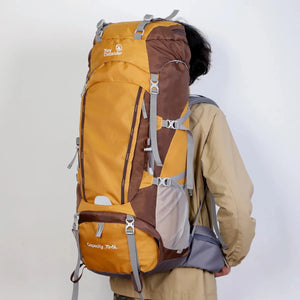 Sac à dos grande randonnée avec housse de pluie 2kg "New Outlander - 75L" - Planète Rando