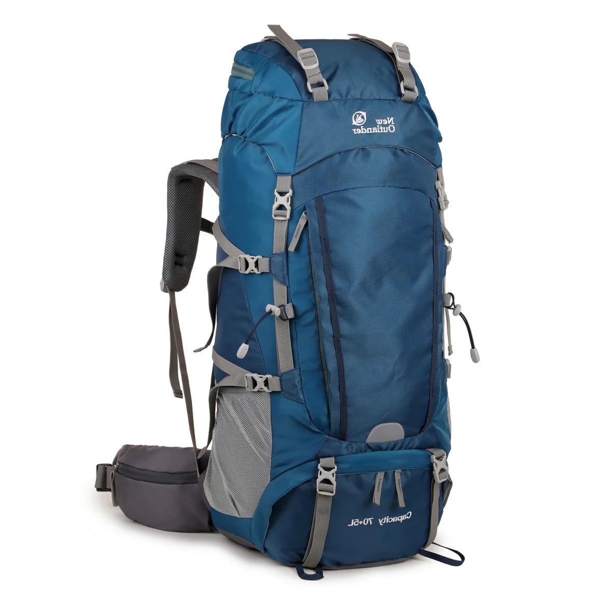 Sac à dos grande randonnée avec housse de pluie 2kg "New Outlander - 75L" - Planète Rando