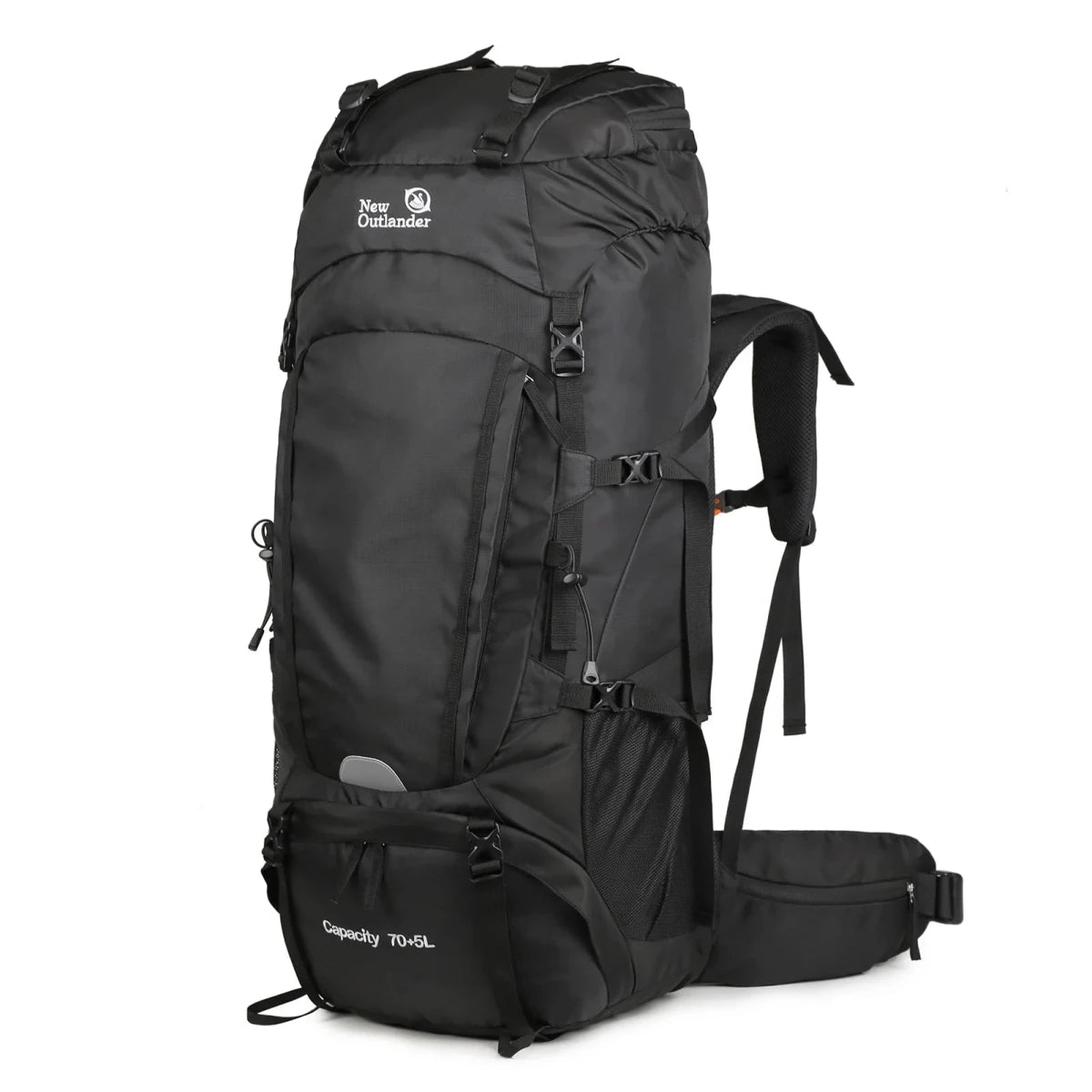 Sac à dos grande randonnée avec housse de pluie 2kg "New Outlander - 75L" - Planète Rando