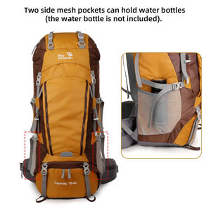 Sac à dos grande randonnée avec housse de pluie 2kg "New Outlander - 75L" - Planète Rando