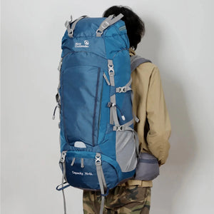 Sac à dos grande randonnée avec housse de pluie 2kg "New Outlander - 75L" - Planète Rando