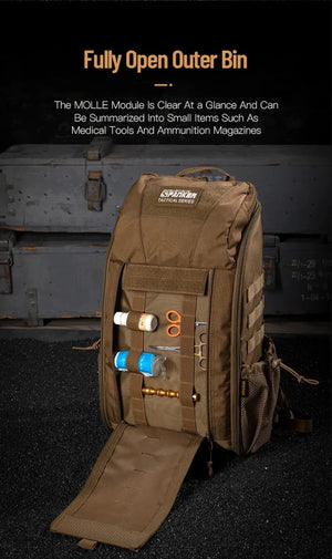 Sac à dos médical tactique Molle Assault Pack multifonctionnels "EXCELLENT ELITE SPANKER - BG112" - Planète Rando
