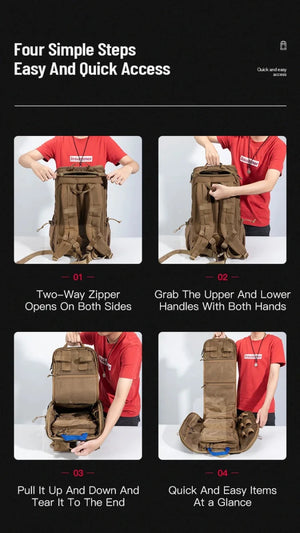 Sac à dos médical tactique Molle Assault Pack multifonctionnels "EXCELLENT ELITE SPANKER - BG112" - Planète Rando