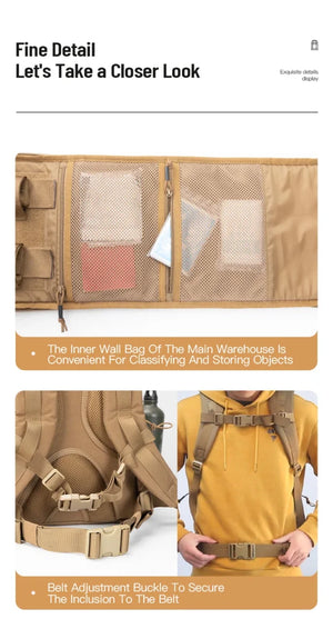 Sac à dos médical tactique Molle Assault Pack multifonctionnels "EXCELLENT ELITE SPANKER - BG112" - Planète Rando