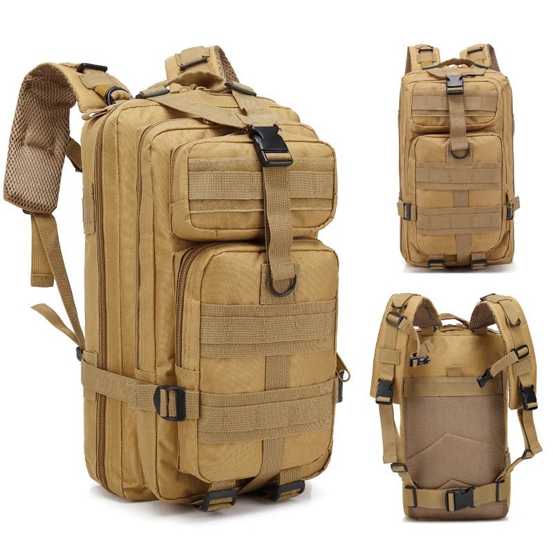 Sac à dos tactique d'expédition 20L - 25L en nylon 1000D pour le bushcraft et la survie "Greencity - 3P Tactical" - Planète Rando