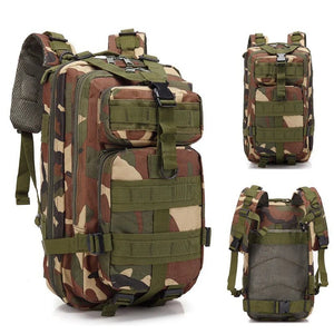 Sac à dos tactique d'expédition 20L - 25L en nylon 1000D pour le bushcraft et la survie "Greencity - 3P Tactical" - Planète Rando