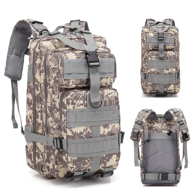Sac à dos tactique d'expédition 20L - 25L en nylon 1000D pour le bushcraft et la survie "Greencity - 3P Tactical" - Planète Rando